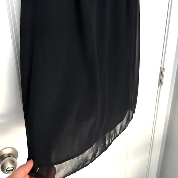 JESSICA HOWARD PETITE | Women's  Lace Chiffon Petite Dress | Black | Size: 10P - Picture 8 of 8